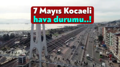 Meteoroloji Genel Müdürlüğü Kocaeli’deki hava tahmin raporunu yayınladı. Kocaeli’de yaşayan