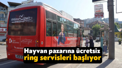 İzmit Belediyesi’ne ait Modern Hayvan Pazarı’na 3 Haziran Pazartesi itibariyle