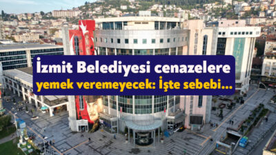 İzmit Belediyesi daha önce ihale yoluyla alımını gerçekleştirdiği aşevi yemeklerini