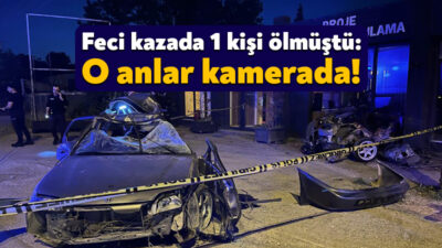 Kocaeli’nin Başiskele ilçesinde önce yol kenarında yürüyen yayaya sonra