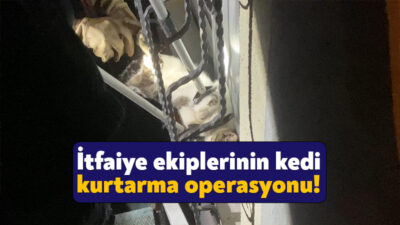 Gebze'de binanın zemin katındaki pencerenin demir korkuluğuna sıkışan ve ayağı