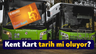 Kocaeli'deki toplu taşıma araçlarında kullanılmakta olan Kent Kart'lar tarihe karışıyor.