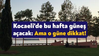 Meteoroloji Genel Müdürlüğü yeni haftanın hava tahmin raporunu yayınladı. Meteorolojinin