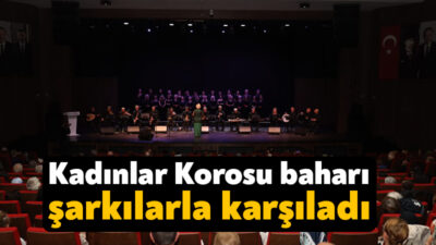 Büyükşehir Kadınlar Korosu konserine konuk solist olarak katılan TRT’nin emektar