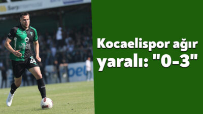 Trendyol 1. Lig'in 33. haftadaki mücadelesinde Kocaelispor deplasmanda Bodrum FK