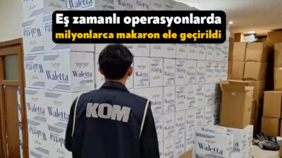 Kocaeli ile birlikte 3 ilde yapılan eş zamanlı operasyonda toplam