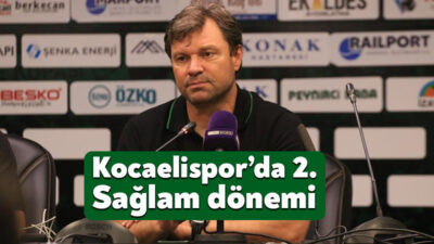Kocaelispor'da bugün oynanan Sakaryaspor maçının ardından teknik direktör Mustafa Gürsel