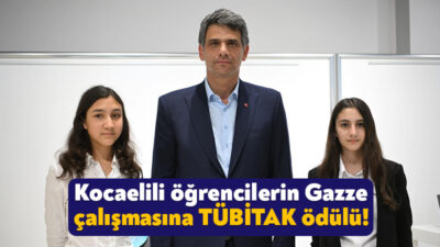 TÜBİTAK tarafından düzenlenen yarışmaya katılan Kartepeli gençler, Gazze’de yaşanan soykırıma