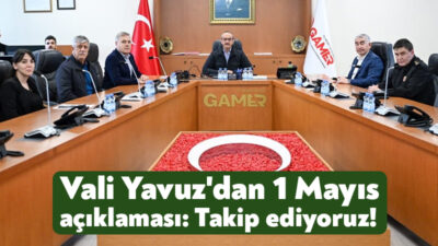 Kocaeli Valisi Seddar Yavuz, "1 Mayıs Emek ve Dayanışma Günü