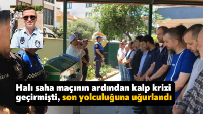 Kocaeli'nin Körfez ilçesinde halı saha maçının ardından kalp krizi geçirerek