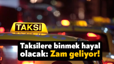 Kocaeli’de ekmek fiyatlarının zamlanmasından sonra bir zam da ticari taksilere