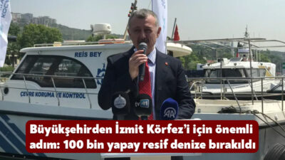 Kocaeli Büyükşehir Belediyesi İzmit Körfezi ve Marmara Denizi’nin biyoçeşitliliğini artırmak