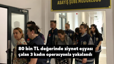 Kocaeli'nin Darıca ilçesinde 2 evden 80 bin TL değerinde ziynet