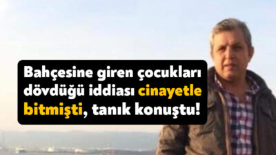 Kocaeli'nin Gölcük ilçesinde bir kişinin, bahçesine giren çocukları dövdüğü iddiası