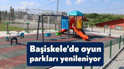 Başiskele'de Paşadağ Mahallesi'nde bulunan 800 metrekarelik çocuk oyun parkı baştan