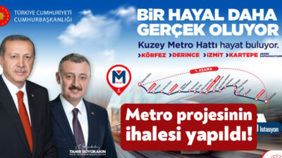 Kocaeli  Büyükşehir Belediye Başkanı Tahir Büyükakın 4 ilçeyi birbirine bağlayacak