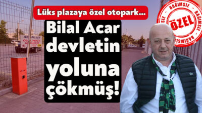 Kocaelispor Yöneticisi Bilal Cem Acar’ın İzmit kent merkezinde yer alan