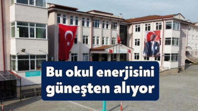 Kocaeli Selim Yürekten Mesleki ve Teknik Anadolu Lisesi'nin çatısına kurulan