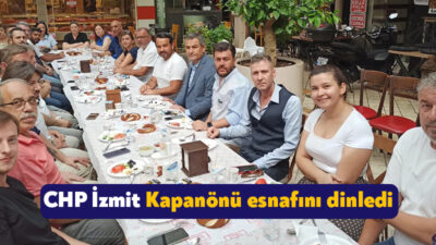 Geçen hafta kurulan CHP İzmit İlçe Esnaf Komisyonu’nun düzenlediği programda
