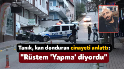 Kocaeli'nin Derince ilçesinde berber Rüstem Duman'ın tabanca ile ateş edilerek