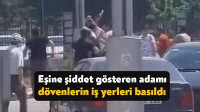 Kocaeli'de eşine şiddet gösterdiği iddiasıyla 4 kişi tarafından feci şekilde