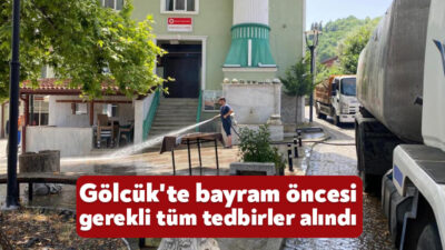 Gölcük Belediyesi ekipleri Kurban Bayramı öncesinde tüm hazırlıklarını tamamladı. Ekipleri