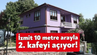 İzmit'te belediyeye ait Şehr-i İzmit kafenin 10 metre yanına yine