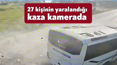 Kartepe'de işçileri taşıyan otobüs ile tırın çarpışması sonucu 27