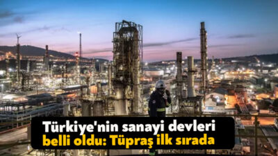 İSO, Türkiye'nin En Büyük 500 Sanayi Kuruluşu Araştırması'nın sonuçlarını açıkladı.