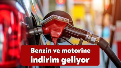 Benzin ve motorine yarın geceden itibaren geçerli olmak üzere indirim