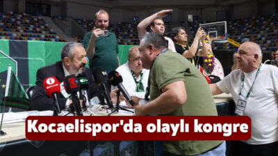 Trendyol 1. Lig ekibi Kocaelispor'da olağanüstü seçimli genel kurula, bir