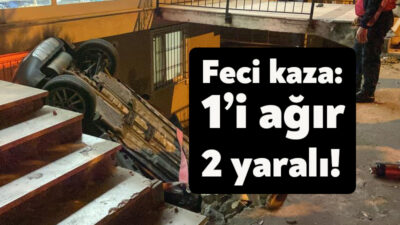 Kocaeli'nin Gebze ilçesinde sürücü ile yolcu arasında çıkan tartışmada kontrolden