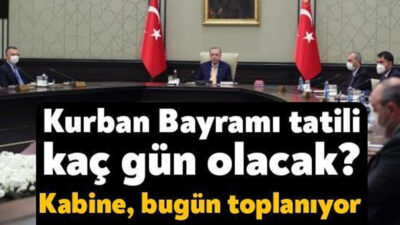 Cumhurbaşkanlığı Kabinesi, iki hafta aradan sonra bugün Beştepe'de toplanacak. Kurban