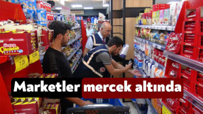 Kocaeli Ticaret İl Müdürlüğü ekipleri, yaklaşan Kurban Bayramı öncesinde marketleri