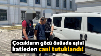 Kocaeli'nin Körfez ilçesinde çocuklarının gözü önünde boşanma aşamasındaki eşini bıçaklayıp