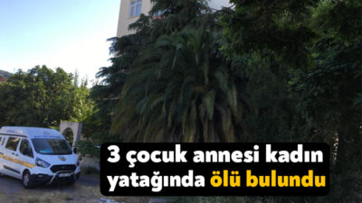 Kocaeli'nin Körfez ilçesinde eşinin yatakta hareketsizce yattığını gören şahsın yaptığı