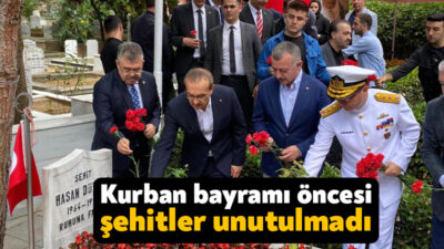 Kocaeli'de Ramazan Bayramı öncesinde yakınlarının kabirlerini ziyaret eden vatandaşlar ile