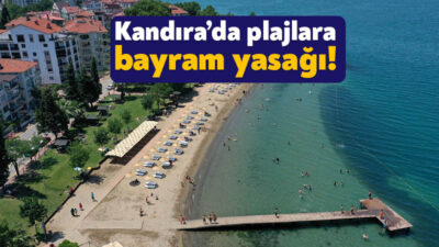 Kocaeli’nin Kandıra ilçesindeki plajlarda denize girişler yasaklandı.