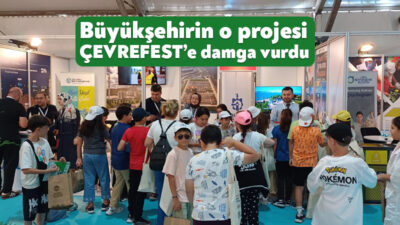 Ankara’da düzenlenen ÇEVREFEST etkinliğinde Kocaeli Büyükşehir Belediyesi’nin İzmit Körfezi Dip