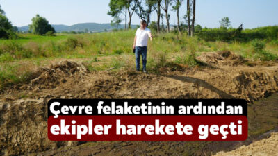 Kocaeli'nin Körfez ilçesine bağlı Sevindikli köyünde bulunan besi çiftliği gübre