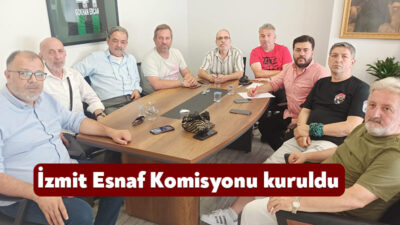 CHP İzmit İlçe Örgütü Esnaf Komisyonu, ilçe başkanlığında düzenlenen toplantıyla
