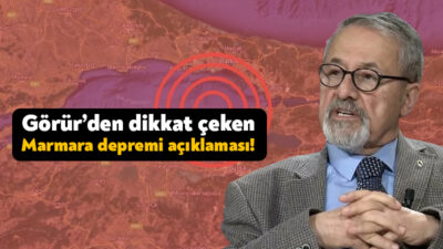 Yer bilimci Prof. Dr. Naci Görür, Gökçeada açıklarında meydana gelen