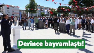 Derince Belediye Başkanı Sertif Gökçe Kurban Bayramı'nın ikinci gününde Derincelilerle