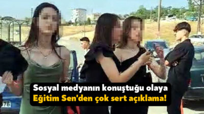 Kocaeli’nin Gebze ilçesindeki Alaattin Kurt okulunda yaşanan gelişmeler sonrasında Eğitim-Sen
