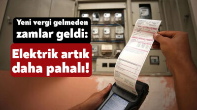 Yeni vergi paketi açıklanmadan vatandaş, elektriğe gelen yüzde 38 oranındaki
