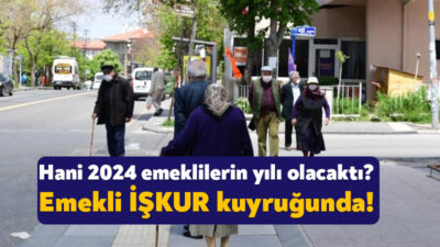 Partili Cumhurbaşkanı Erdoğan’ın “Emekliler Yılı” dediği 2024’te emekliler, geçim derdinden