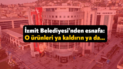 İzmit Belediyesi Turan Güneş Caddesi üzerinde yer alan spotçu esnafının