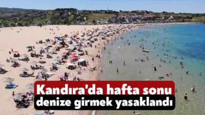 Kocaeli'de hafta sonu beklenen olumsuz deniz şartları sebebiyle Kerpe ve