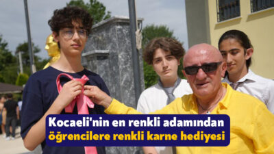 Kocaeli'de renkli ve şık giyim tarzıyla tanınan Ergül Yazıcı, karne