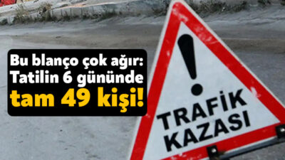 İçişleri Bakanı Ali Yerlikaya bayram tatilinin 6. Gününde trafik kazalarına
